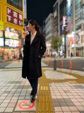 「FULLCOUNT（フルカウント）のアイテム」を使った、みうらさん（メンズ・177cm）の秋コーディネート
