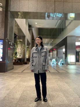 「FULLCOUNT（フルカウント）のアイテム」を使った、みうらさん（メンズ・177cm）の冬コーディネート