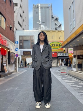 Engineered Garmentsのテーラードジャケット（グレー系）を使った人気