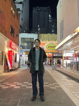「FULLCOUNT（フルカウント）のアイテム」を使った、みうらさん（メンズ・177cm）の冬コーディネート