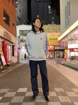 「FULLCOUNT（フルカウント）のアイテム」を使った、みうらさん（メンズ・177cm）の冬コーディネート