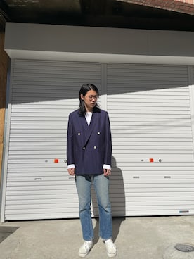 「HAVERSACK（ハバーザック）のアイテム（ジャケット/アウター）」を使った、みうらさん（メンズ・177cm）の冬コーディネート
