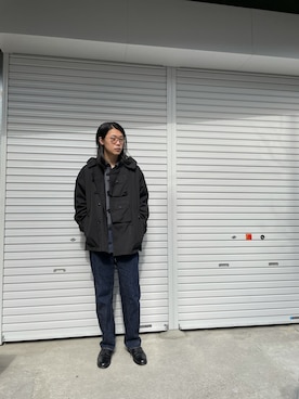 「FULLCOUNT（フルカウント）のアイテム」を使った、みうらさん（メンズ・177cm）の冬コーディネート
