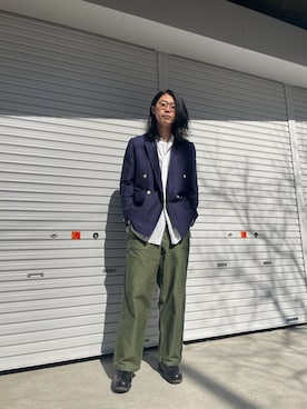「HAVERSACK（ハバーザック）のアイテム（ジャケット/アウター）」を使った、みうらさん（メンズ・177cm）の冬コーディネート