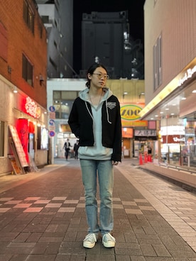 「uncut bound」｜「アイテム（ブルゾン）」を使った、みうらさん（メンズ・177cm）の春コーディネート