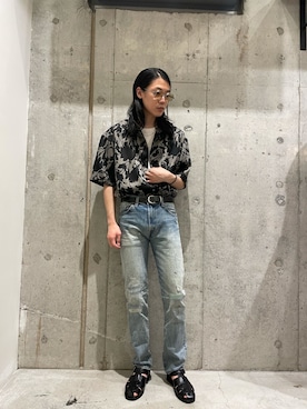 「505」｜みうらさん（メンズ・177cm）の春コーディネート