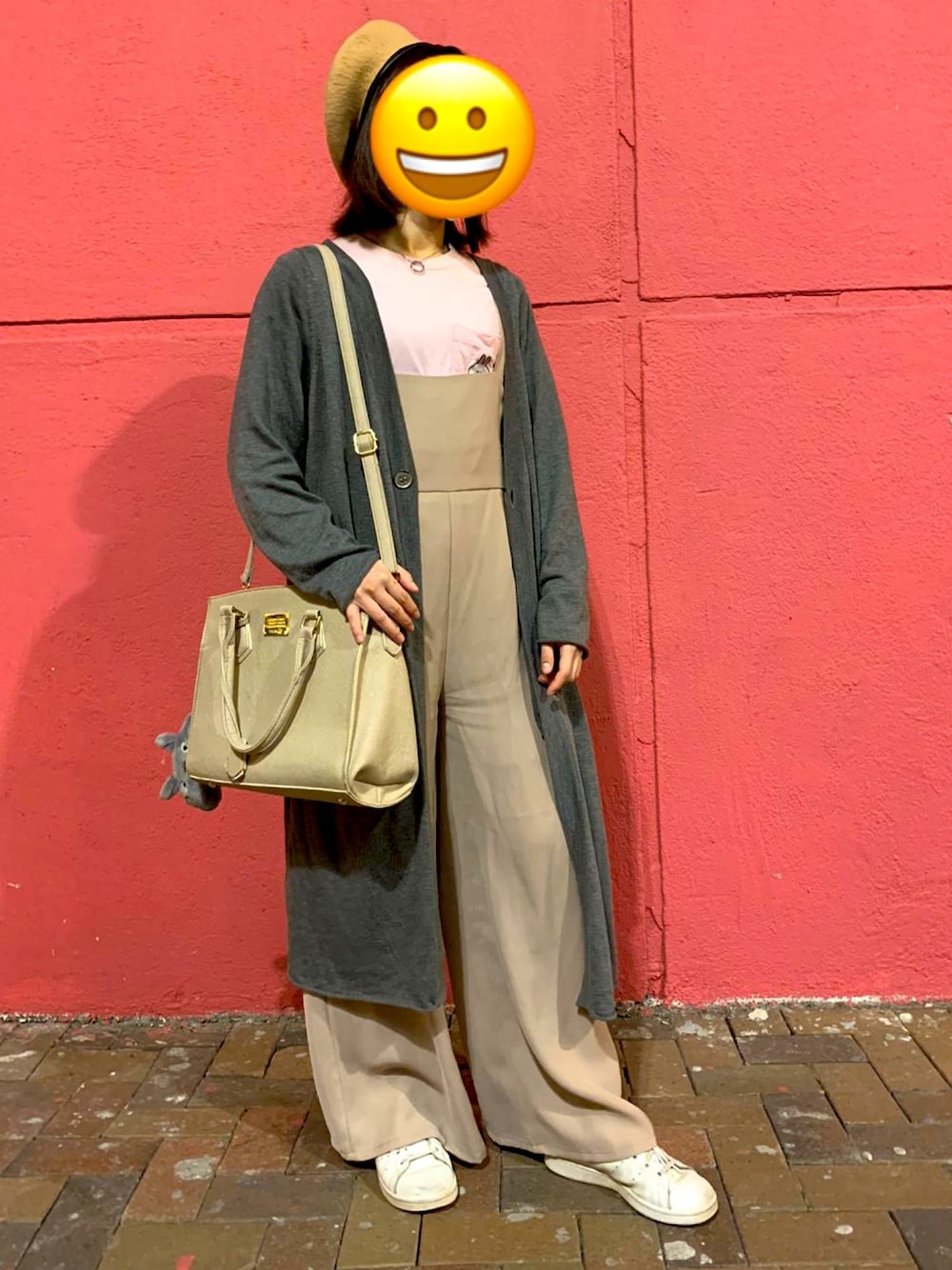 「ｎ’Orのアイテム（ジャケット/アウター、グレー系）」を使った、yeanlingさん（レディース・155cm）の冬コーディネートの1枚目の写真