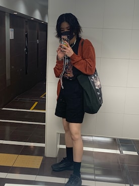 「M.Y.O.B（エム.ワイ.オー.ビー）のアイテム（バッグ）」を使った、GAWAさん（レディース・162cm）の秋コーディネート