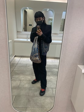「M.Y.O.B（エム.ワイ.オー.ビー）のアイテム（バッグ）」を使った、GAWAさん（レディース・162cm）の秋コーディネート