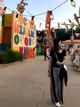 「STYLE By DFのアイテム（チノパンツ、その他）」を使った、debbydebbyさん（レディース）の秋コーディネート