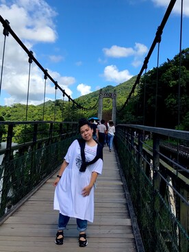 「NIKE（ナイキ）のアイテム（スニーカー、ブラック系）」を使った、debbydebbyさん（レディース）の秋コーディネート