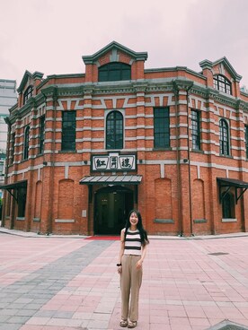 「RAINBOW SHOPのアイテム」を使った、Jessieさん（レディース・163cm）の夏コーディネート