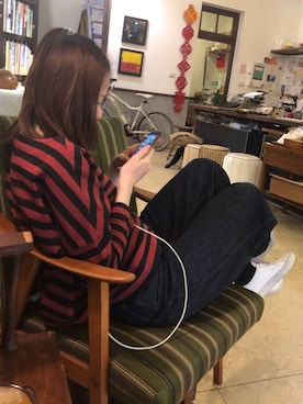 「COMMON PROJECTS（コモンプロジェクト）のアイテム」を使った、Ling Tangさん（レディース・168cm）の春コーディネート