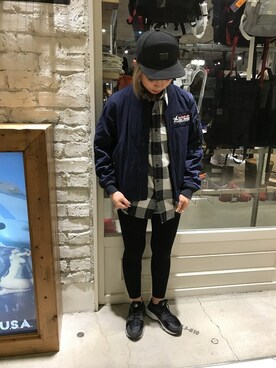 「ストリートスタイル」｜きゃらさわさん（レディース・153cm）の春コーディネート
