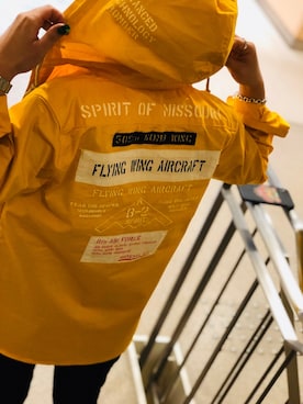 「キイロ」｜きゃらさわさん（レディース・153cm）の冬コーディネート