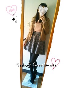 CECIL McBEE | ハイウエストチェックスカート(スカート)