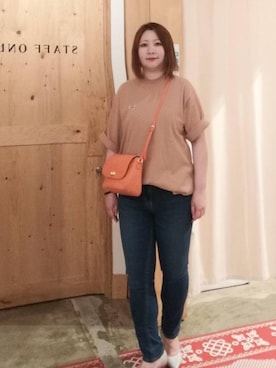 「coenスタッフスタイリング」｜「アイテム（パンプス）」を使った、coen ゆーちゃんさん（レディース・158cm）の夏コーディネート