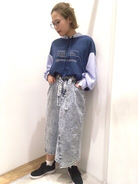 よこやまさん（レディース・159cm）の冬コーディネート