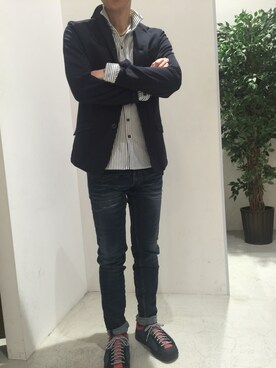 suamaさん（メンズ・173cm）の春コーディネート