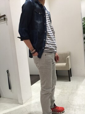 suamaさん（メンズ・173cm）の春コーディネート