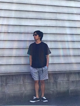 「Mountain Mania（マウンテンマニア）のアイテム」を使った、理一さん（メンズ・163cm）の春コーディネート