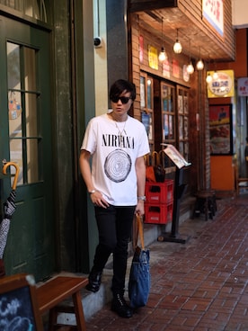 「Supreme （シュプリーム）のアイテム（その他）」を使った、LKさん（メンズ・178cm）の夏コーディネート