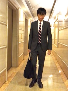 「summer」｜「アイテム（セットアップ）」を使った、LKさん（メンズ・178cm）の夏コーディネート