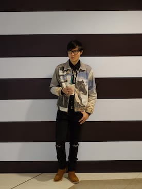 「RAGS McGREGOR （ラグスマックレガー）のアイテム（シューズ）」を使った、LKさん（メンズ・178cm）の冬コーディネート