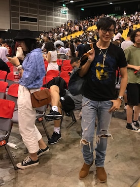 「RAGS McGREGOR （ラグスマックレガー）のアイテム（シューズ）」を使った、LKさん（メンズ・178cm）の夏コーディネート