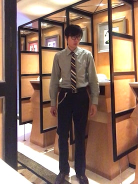 「Saint Laurent」｜「アイテム（セットアップ）」を使った、LKさん（メンズ・178cm）の夏コーディネート