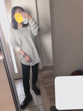 「L.G.B.（ルグランブルー）のアイテム」を使った、Maiさん（レディース・158cm）の秋コーディネート
