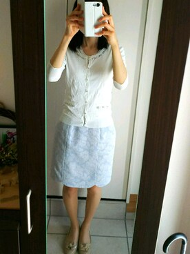 「MISCH MASCH（ミッシュマッシュ）のアイテム（アンサンブル）」を使った、azuさん（レディース・168cm）の春コーディネート