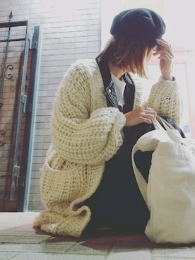 「DOMA（ドマ）のアイテム（ジャケット/アウター）」を使った、reeさん（レディース・158cm）の秋コーディネート