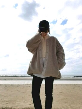 「CLANE（クラネ）のアイテム（スリッポン）」を使った、reeさん（レディース・158cm）の秋コーディネート