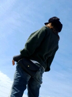 「TIDEWAY（タイドウェイ）のアイテム（財布）」を使った、reeさん（レディース・158cm）の秋コーディネート