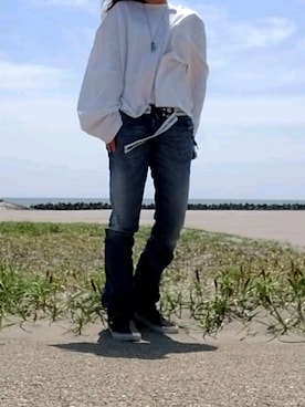 「CLANE（クラネ）のアイテム（スリッポン）」を使った、reeさん（レディース・158cm）の春コーディネート