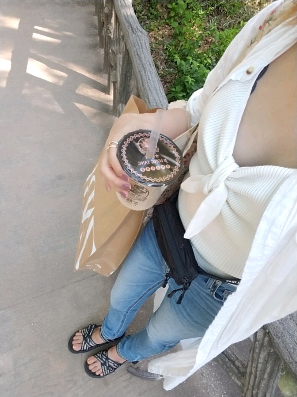 Ameri（アメリ）の「RIBBON BUSTIER KNIT（ニット/セーター）」 - WEAR