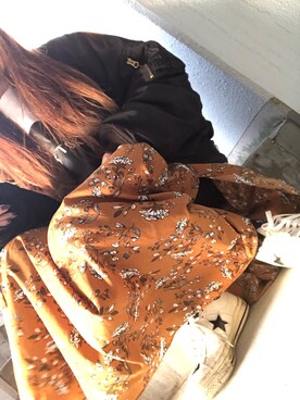 「CONVERSE（コンバース）のCONVERSE コンバース ONE STAR(A) 32340280 OX *WHITE/BLACK （スニーカー）」を使った、sayakaさん（レディース・158cm）の冬コーディネート