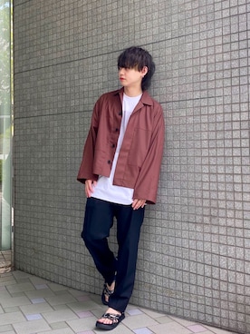 「markaware（マーカウェア）のアイテム」を使った、RYOさん（メンズ・165cm）の春コーディネート