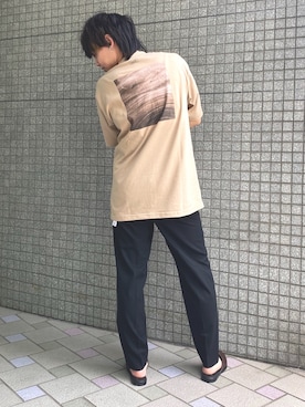 「CLANE（クラネ）のアイテム（トップス）」を使った、RYOさん（メンズ・165cm）の夏コーディネート