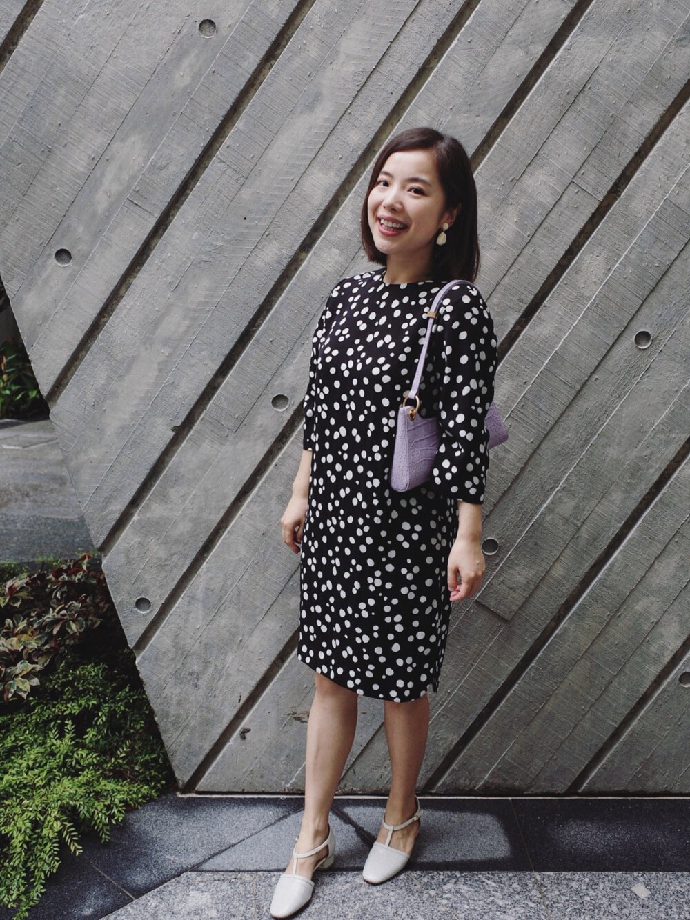 「date style♡、daily look、ootd、outfit、outfitoftheday、夏コーデ、casual、sweet」｜「&otherstoriesのアイテム（ワンピース、ブラック系）」を使った、自然卷tutuさん（レディース・160cm）の夏コーディネートの1枚目の写真