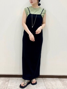 「KBF+」｜「アイテム（アクセサリー）」を使った、わたさん（レディース・156cm）の春コーディネート