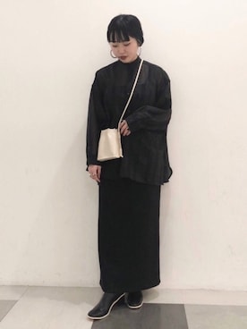 「KBF+」｜「アイテム（ブーツ）」を使った、わたさん（レディース・156cm）の春コーディネート