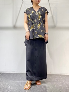 「KBF+」｜「アイテム（アクセサリー）」を使った、わたさん（レディース・156cm）の春コーディネート