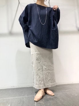 「KBF+」｜「アイテム（アクセサリー）」を使った、わたさん（レディース・156cm）の春コーディネート