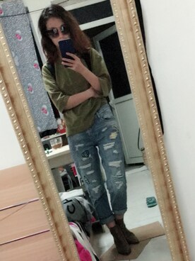 「ONLY（オンリー）のアイテム（バッグ）」を使った、淑女海盗さん（レディース・164cm）の冬コーディネート