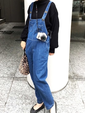「カメラ女子」｜「アイテム（パンプス）」を使った、Mamiさん（レディース・159cm）の秋コーディネート