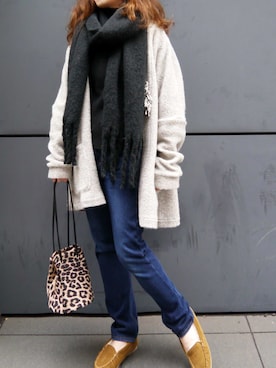 「CORNERS（コーナーズ）のアイテム」を使った、Mamiさん（レディース・159cm）の冬コーディネート