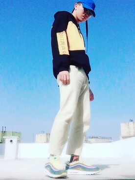 「NIKE（ナイキ）のアイテム（Sneakers、その他）」を使った、오이민/Minminさん（メンズ・173cm）の冬コーディネート