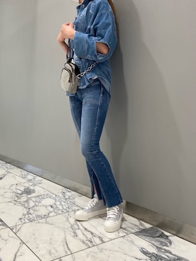 「diesel」｜m✳︎さん（レディース・169cm）の春コーディネート